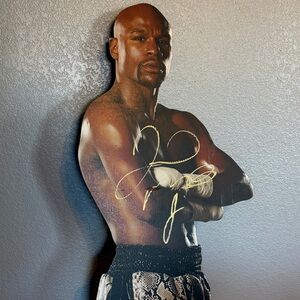 Floyd Mayweather Boxing Champion Standee with Signature